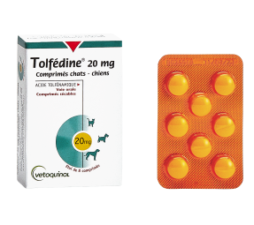 Tolfédine® 20 mg comprimés chats chiens