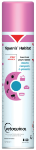 Tiquanis Habitat - Spray aérosol : Insectes rampants &amp; parasites